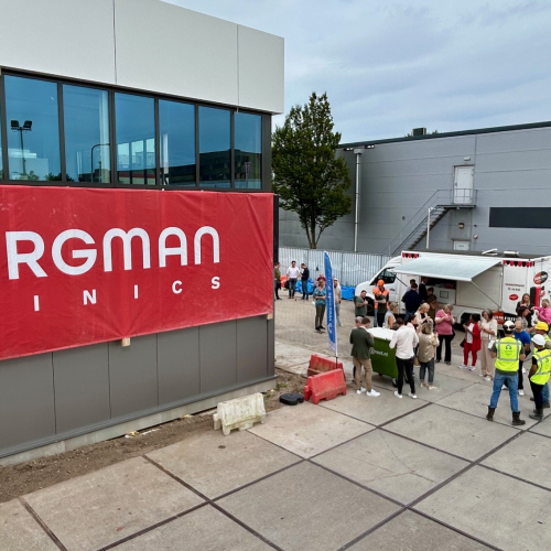Overzicht ontvangst Bergman Clinics tijdens opendag