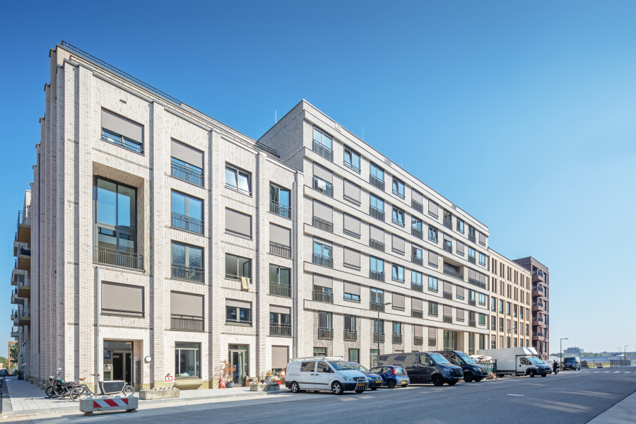 gevel appartementen Amstelkwartier