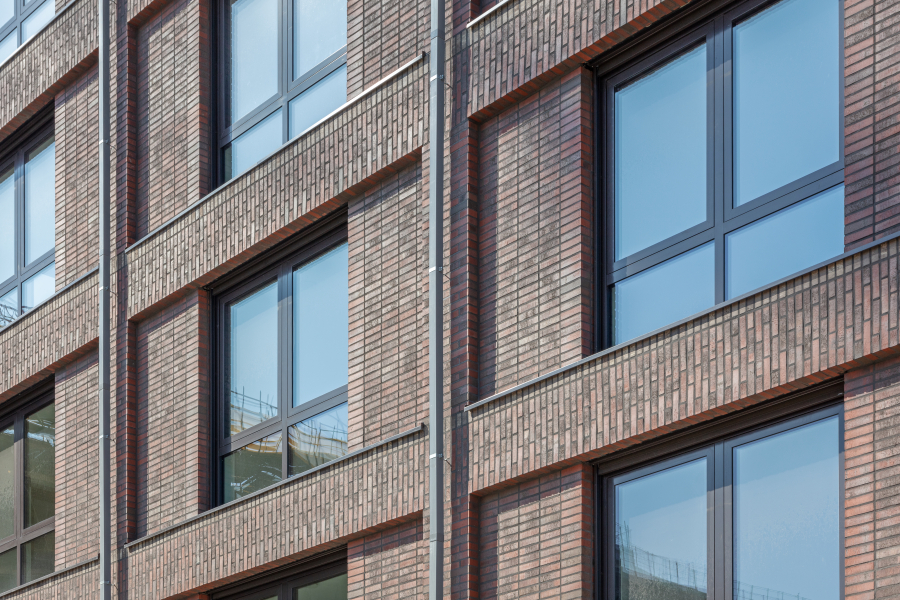 gevel appartementen Amstelkwartier