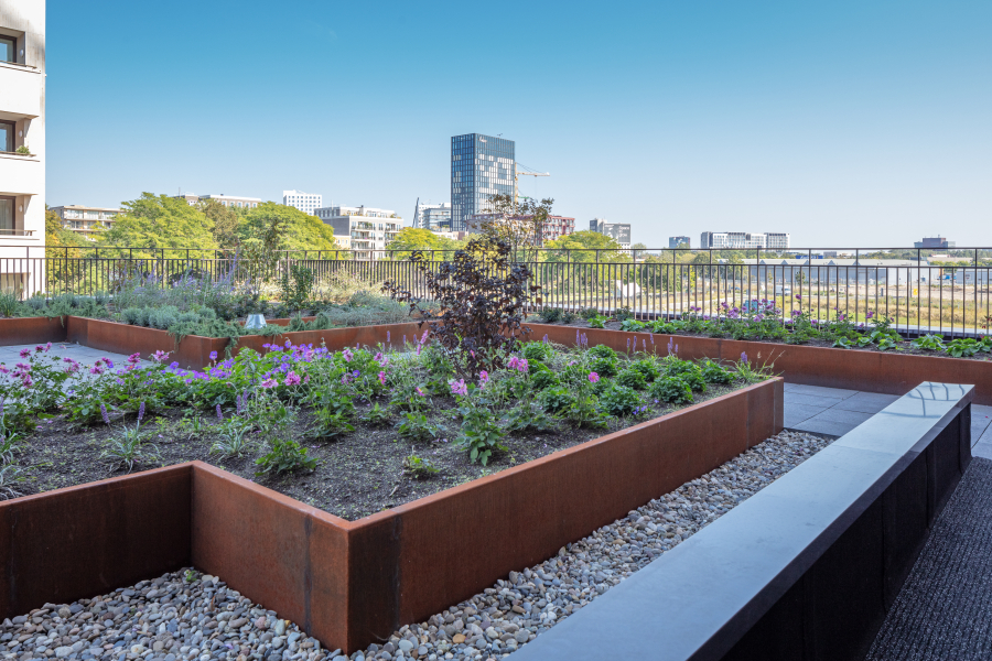 daktuin appartementen Amstelkwartier