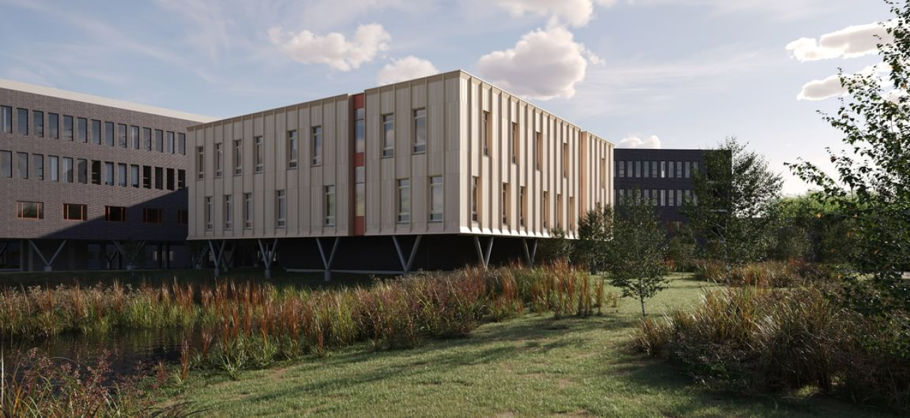 Impressie uitbouw