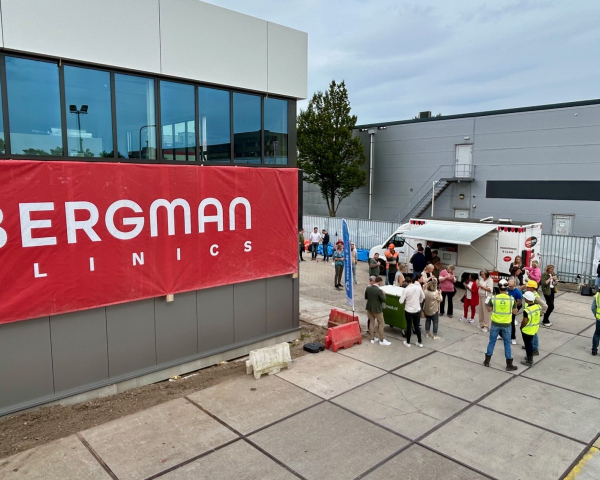 Overzicht ontvangst Bergman Clinics tijdens opendag
